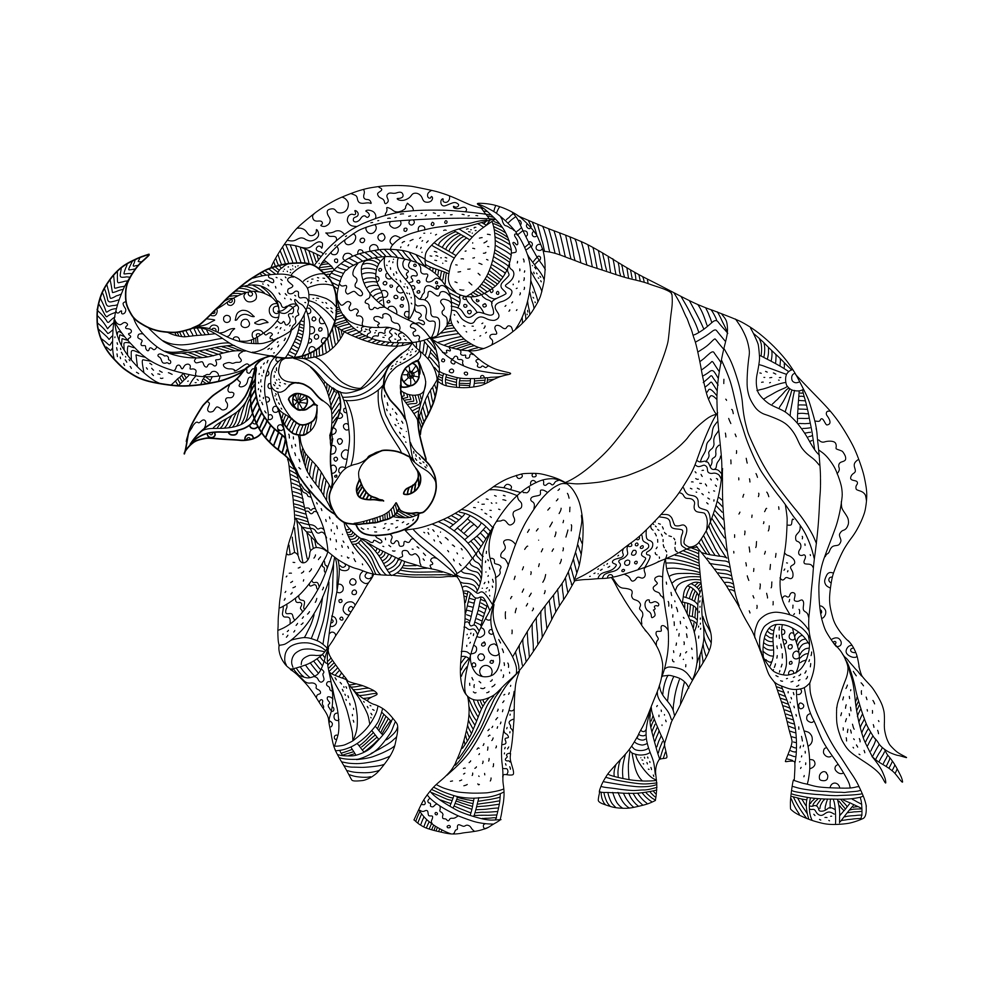 Update more than 145 cape buffalo sketch