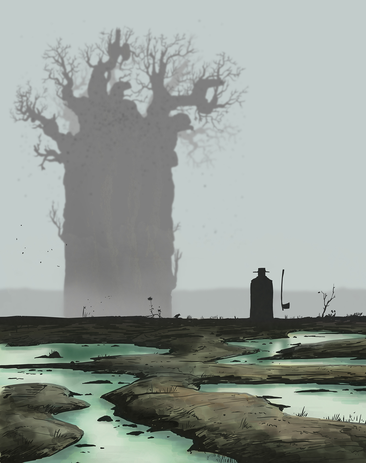 novel birth Tree  Boabab len savior mist swamp bog fen Graphic Novel