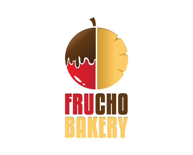 frucho Fruit chocolate logo bakery bread indra permana katik circle fru cho