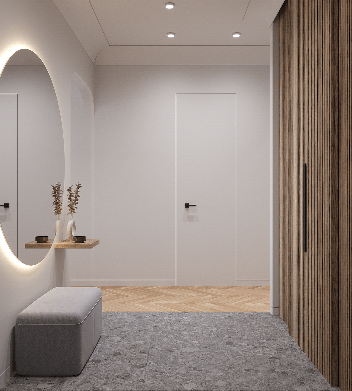 3ds max corona Interior interior design  kitchen living room visualization