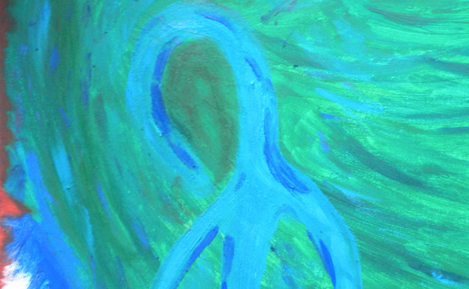 paint color colour canvas introspection art image acrylic oil shade Fade figure