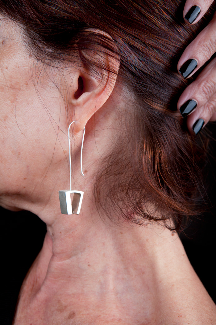 margherita handmade metal silver gold jewelry design distortion craftsmanship rings earrings