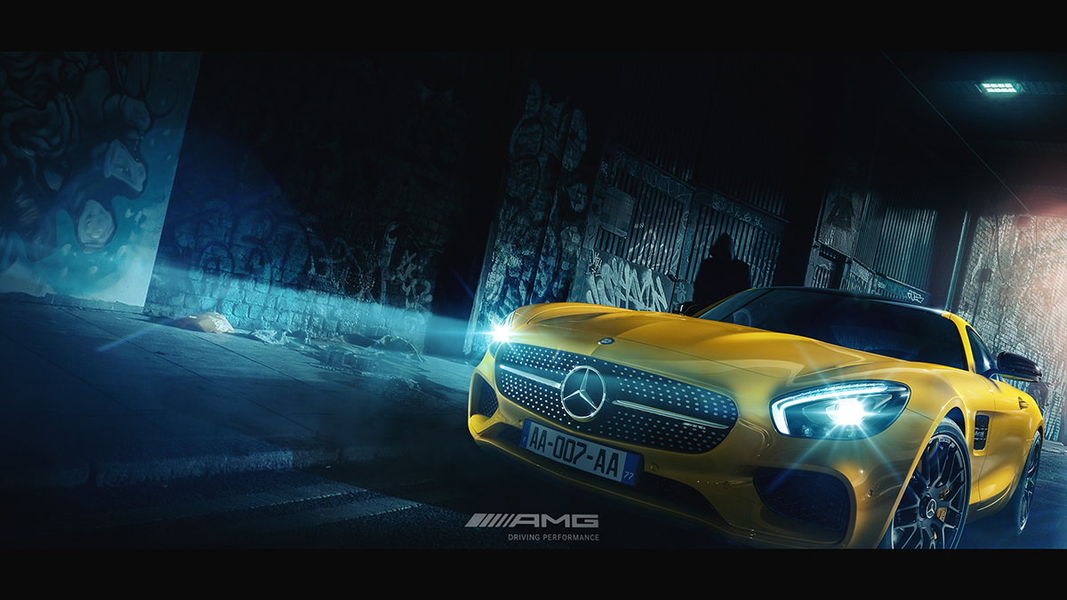 Mercedes-Benz GT AMG mercedes-benz GT AMG 3ds max corona