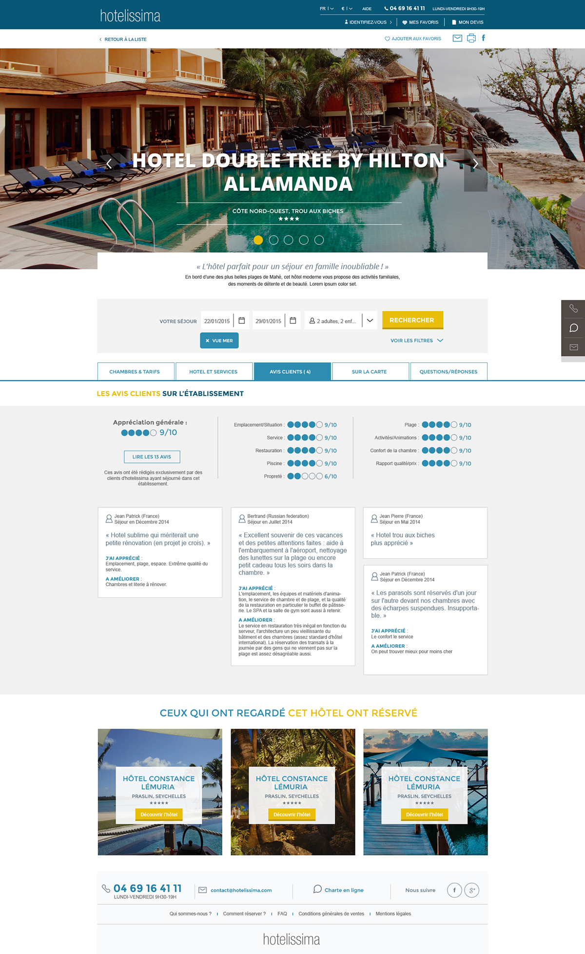 flat design DA Web tourism