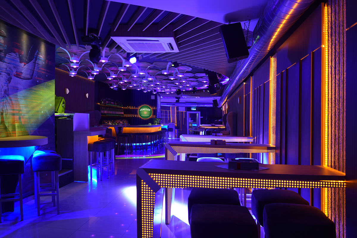 night club organza Entertainment modern interior CGI