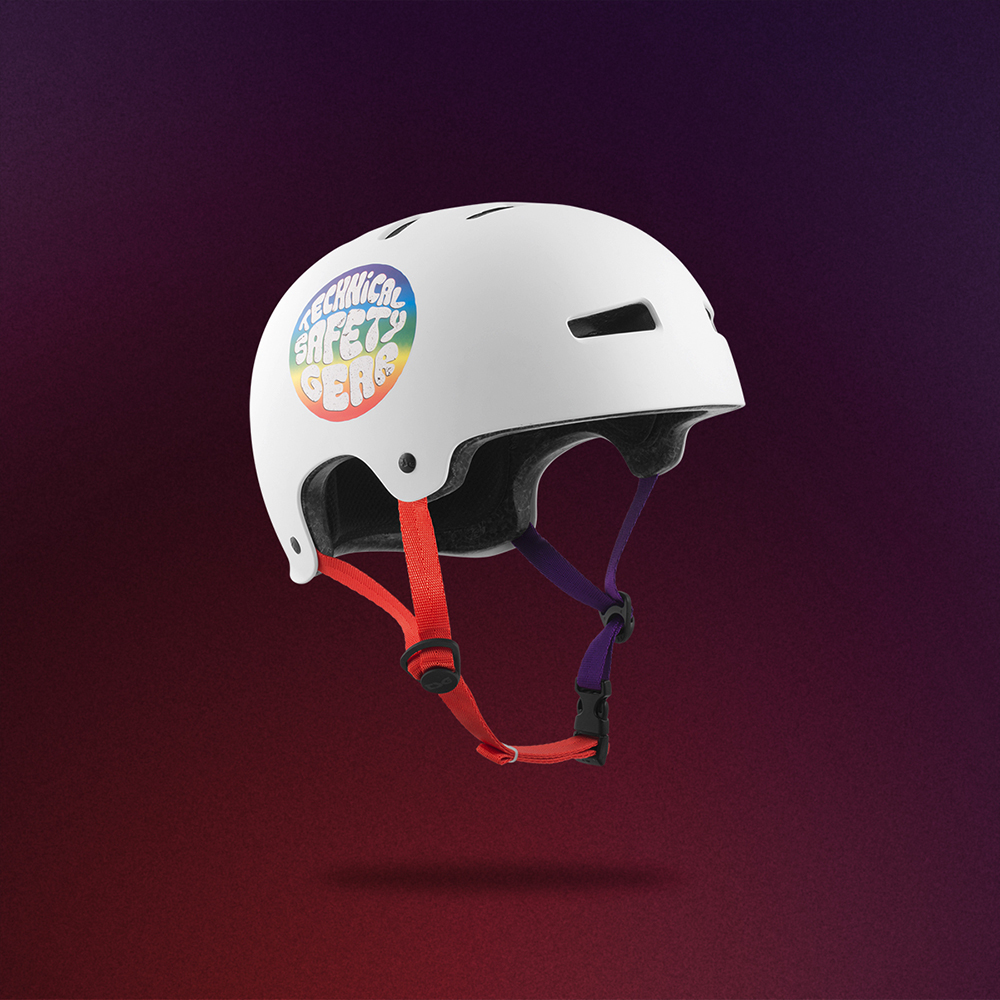 TSG Helmet protection knee gloves burger camo skateboard bmx MTB