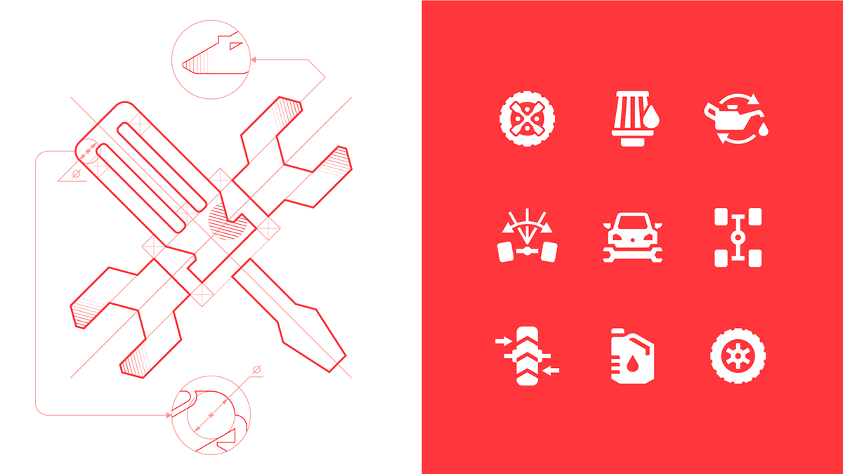 3D Auto branding  car interior design  Logo Design pattern service strategy visualization