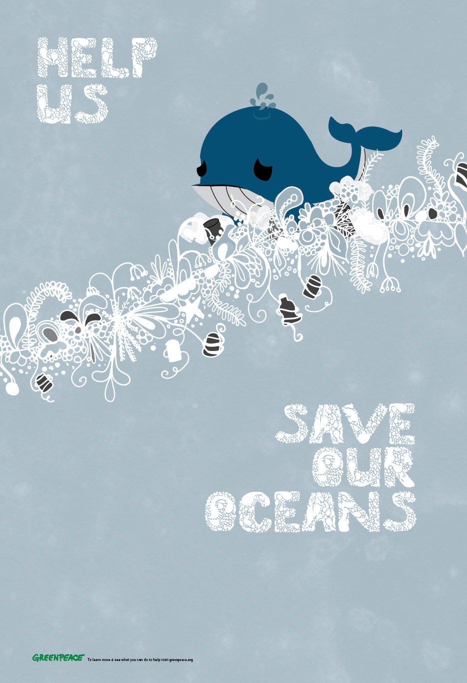 Greenpeace Awareness Posters Save our Oceans posters