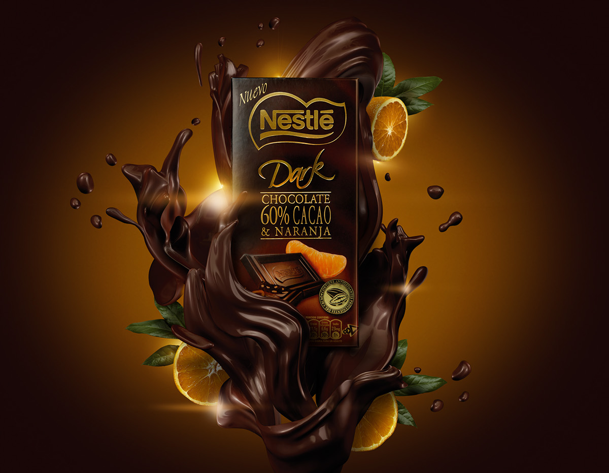 chocolate Cocoa naranja ilustracion Sabor producto Placer explocion