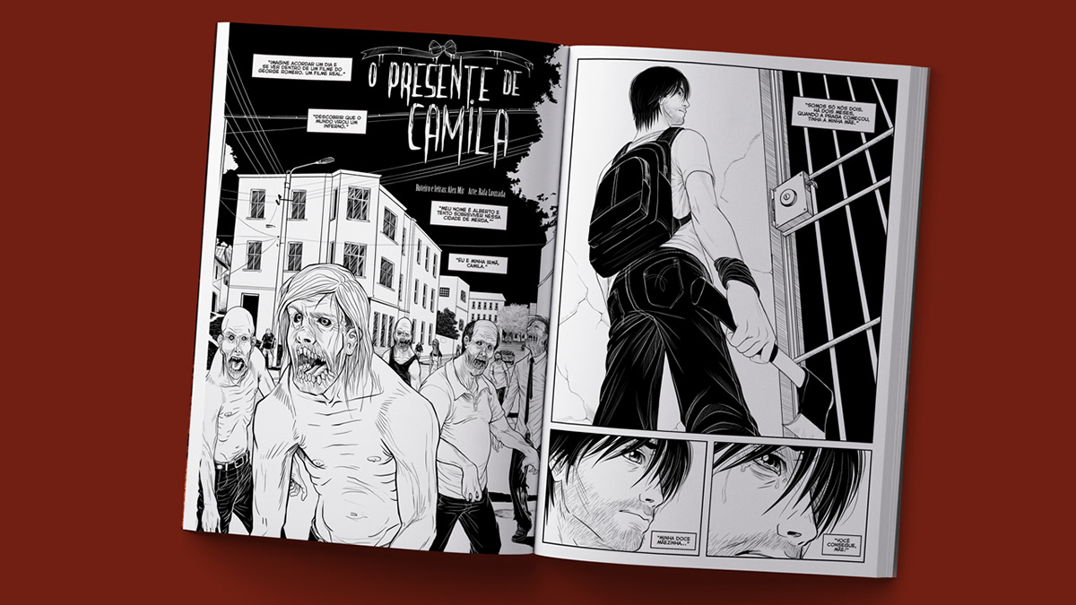Adobe Portfolio comics gore Terror zombie