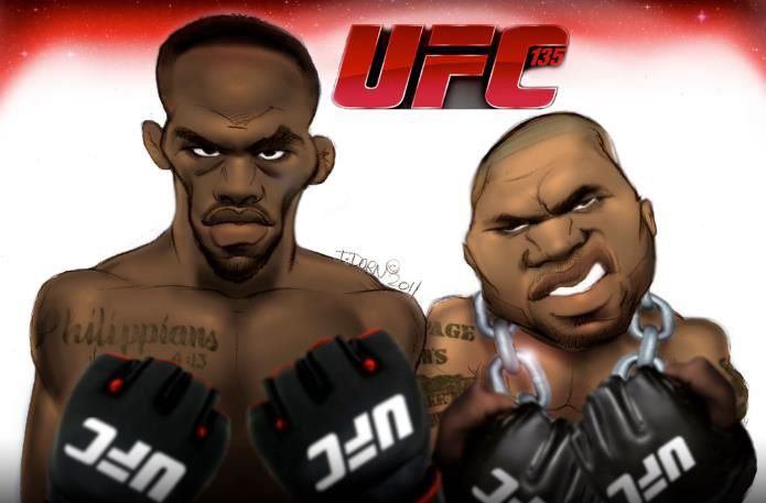 MMA illustrations caricatures UFC pride muay thai BJJ jiu jitsu rendering wand wanderlei silva wand fight team