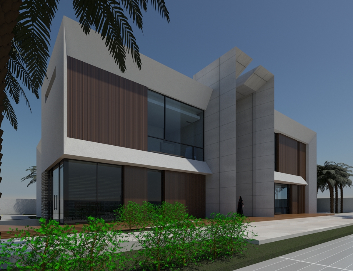 Adobe Portfolio design concept dubai UAE Emirati house Villa Single Family House