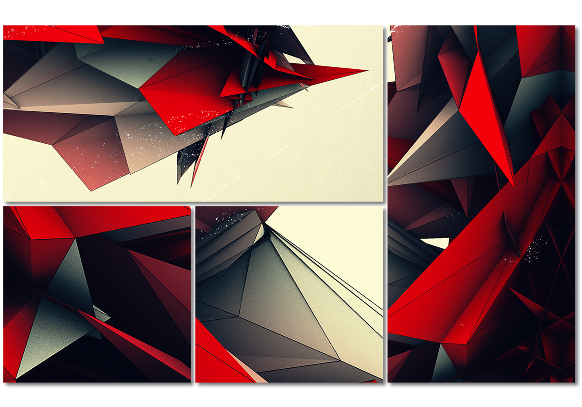 3D geometry abstract Diagnostika