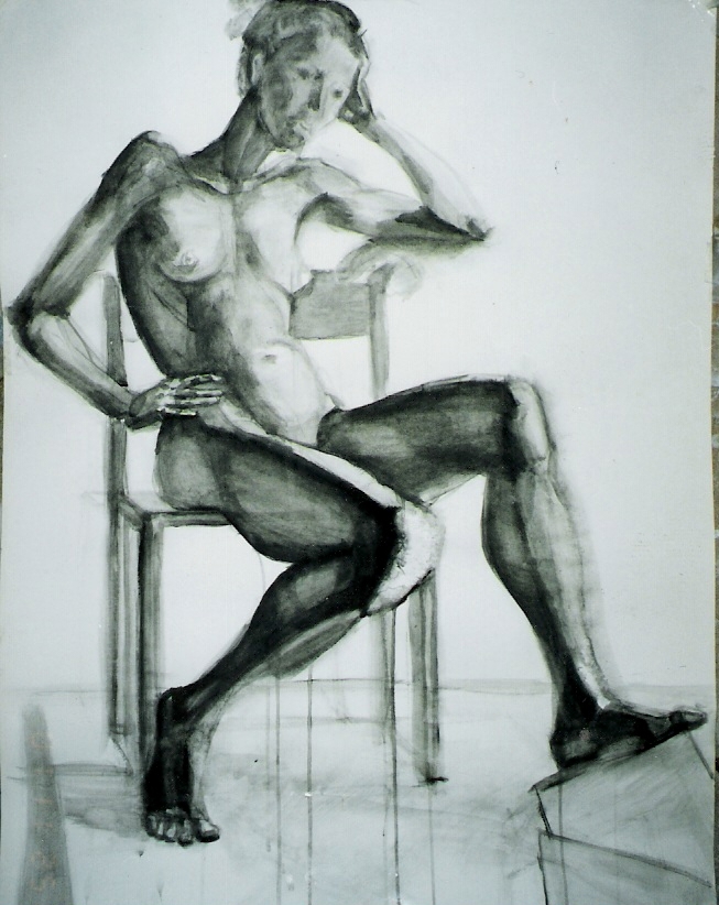 Drowing sketching pencil Sangin temper body drowing Body sketching