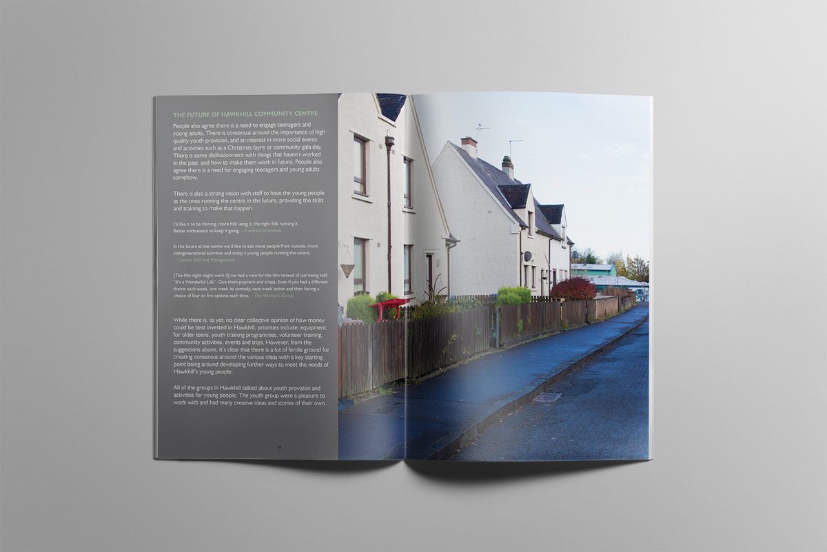 editorial design  print brochure page layout Alloa scotland graphic design  print design  a5 design