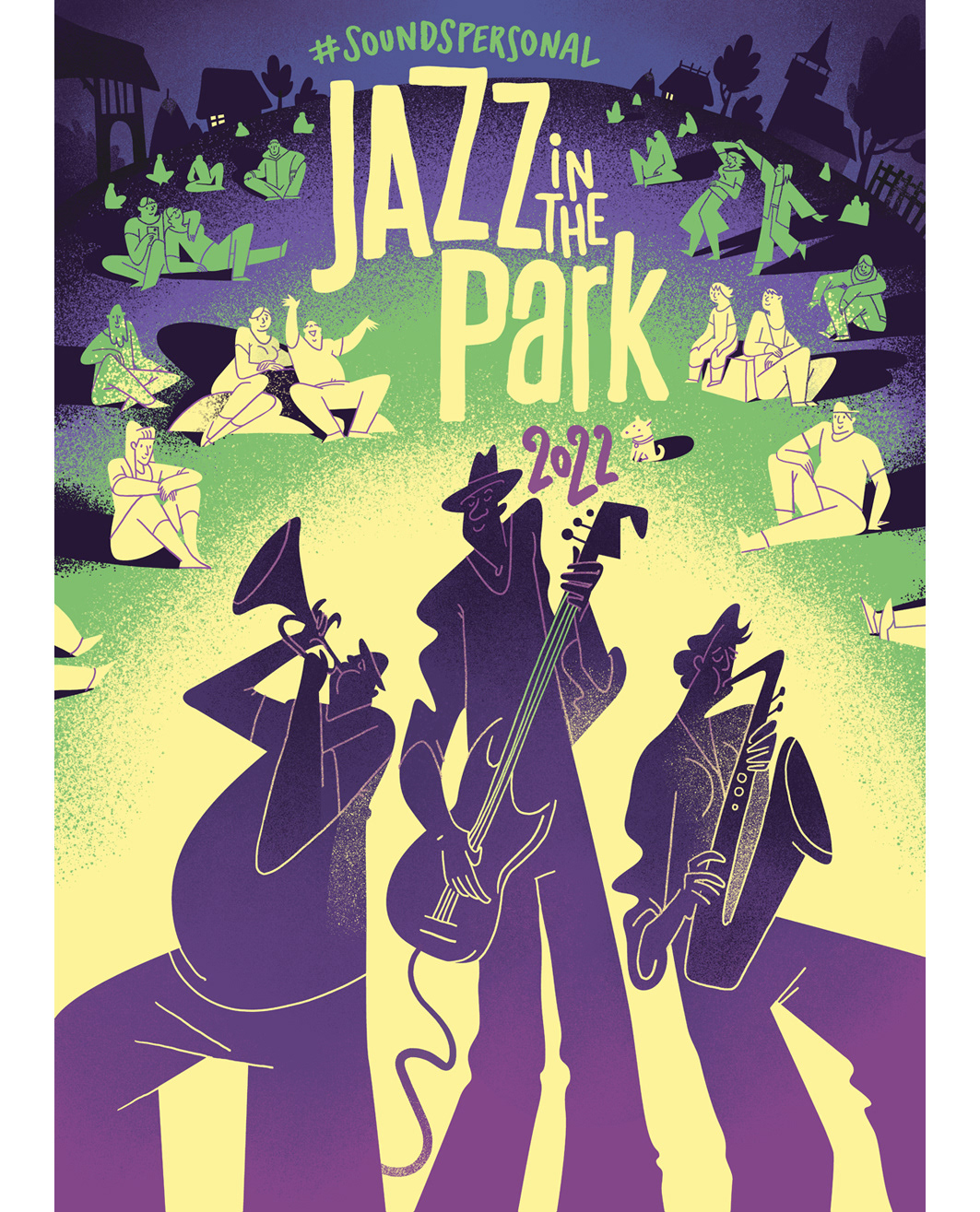 concert jazz jazz festival music Nature poster summernight