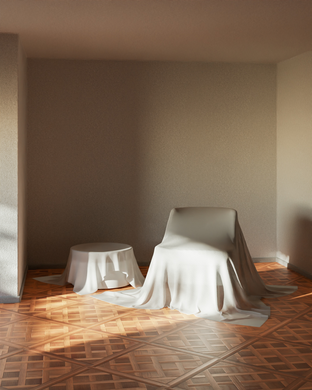 3D 3d modeling architecture archviz blender interior design  minimal modern Render visualization