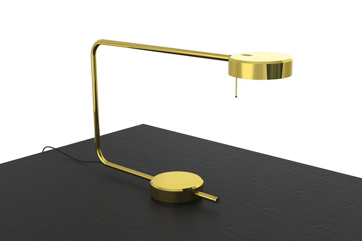 light  lamp  table lamp  brass  brass lamp  minimalism  minimal  Midcentury