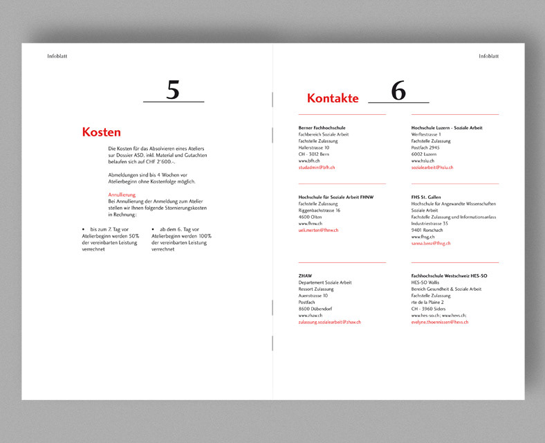 Booklet  corporate  typographic