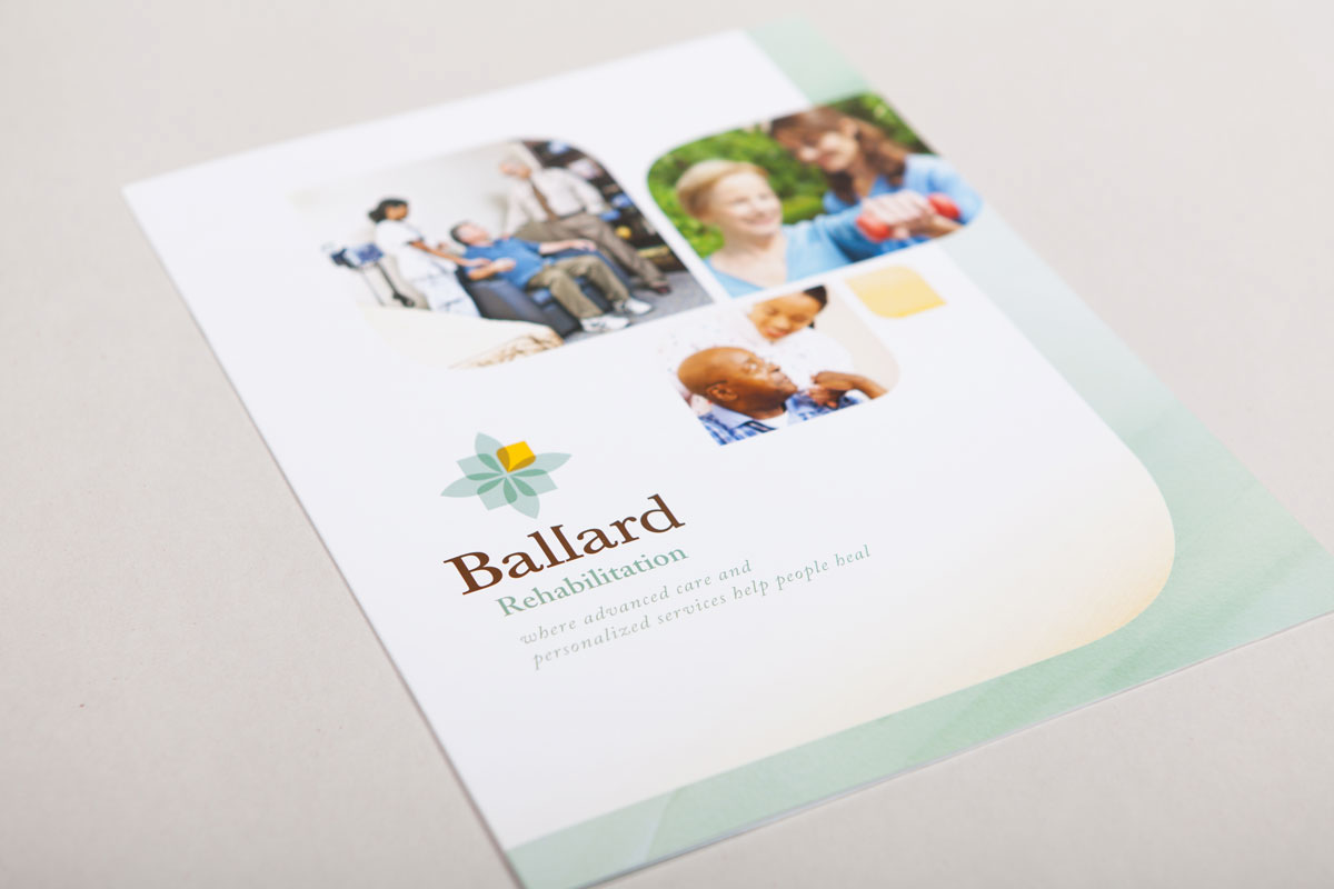 print Ballard brand identity marketing  