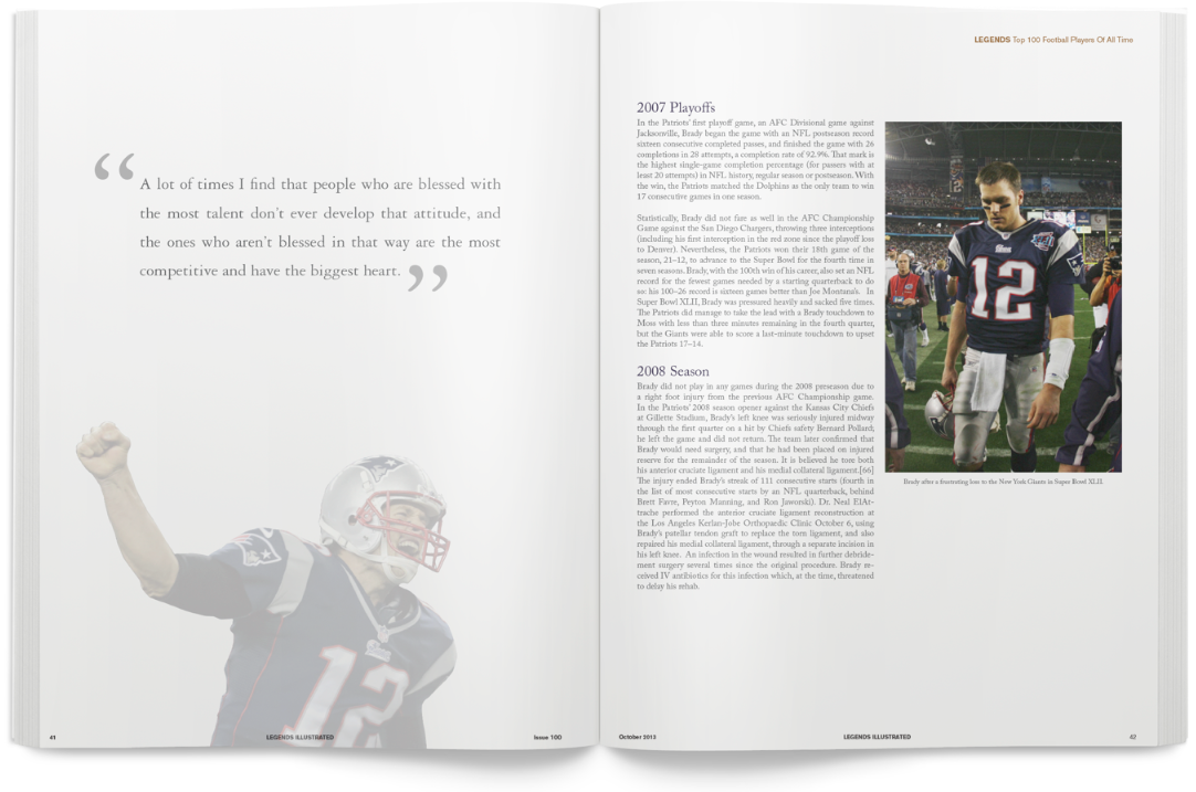 football magazine Brett Favre Tom Brady Barry Sanders Jerry Rice nfl xbox playstation