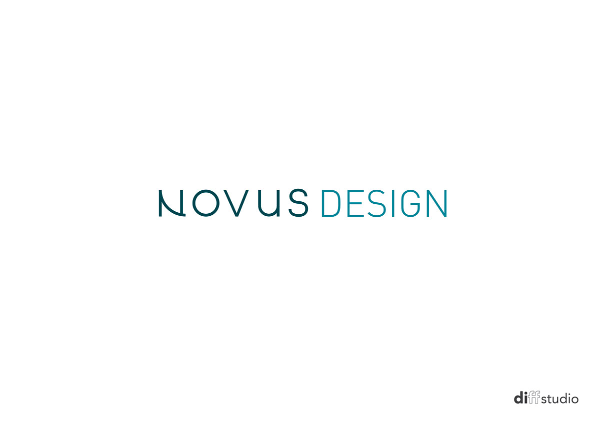Branding design Diff Studio Interior studio branding Logo Design novus design Visual Branding branding  identity Interior trends