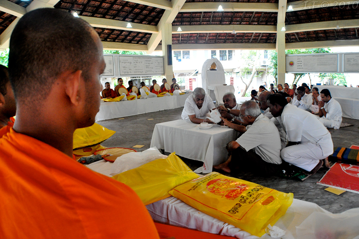 Event celebration Birthday media sarvodaya ariyaratne Sri lanka Buddhist tradition