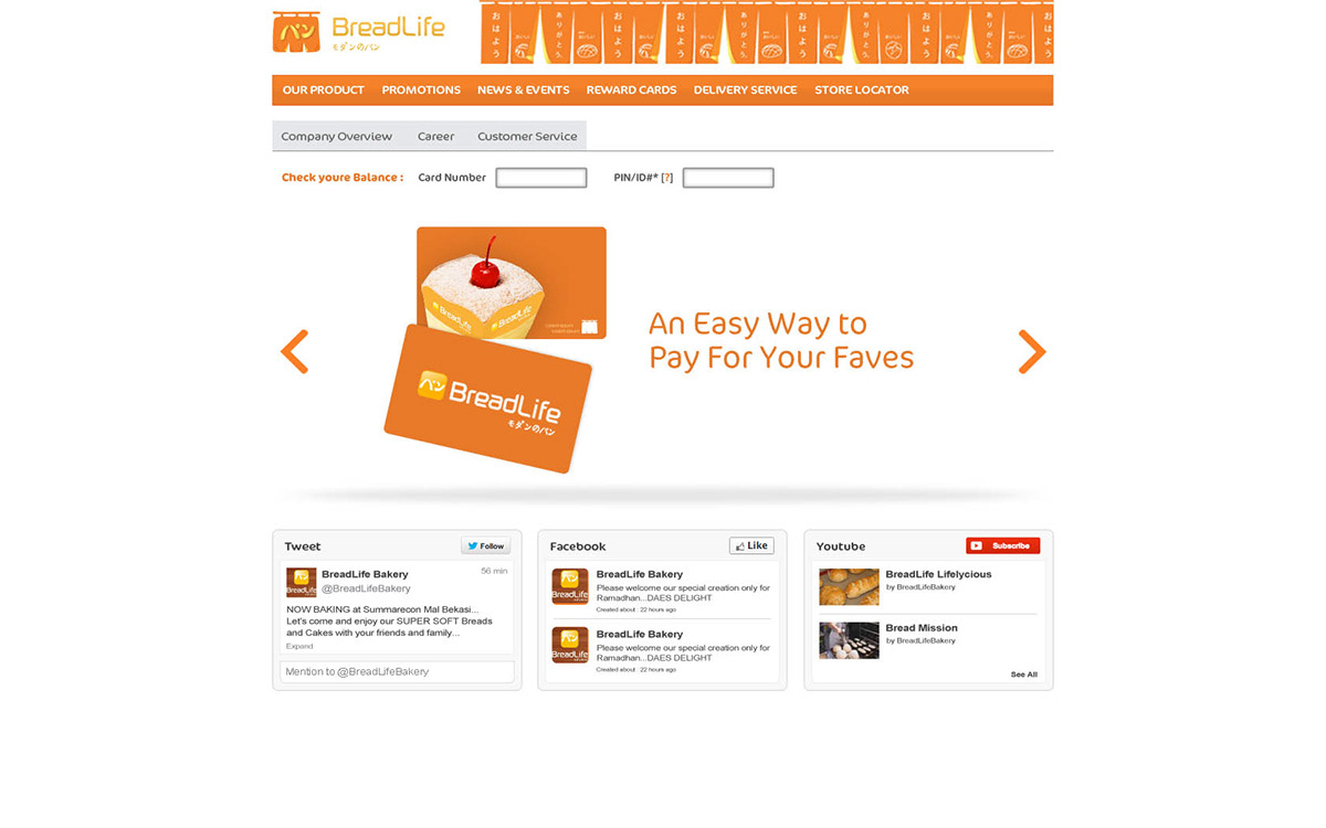 BreadLife  bakery Website
