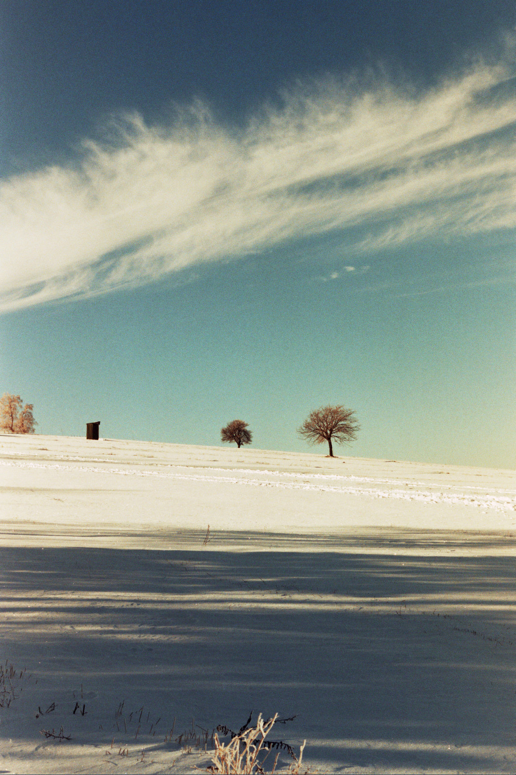 Landscape mountain snow winter Nature SKY scan photographic film