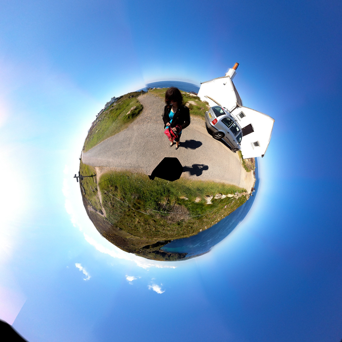 stereographic 360º degree threesixty Landscape outdoors planet world floating orb aesthetip app pretty cool abstract