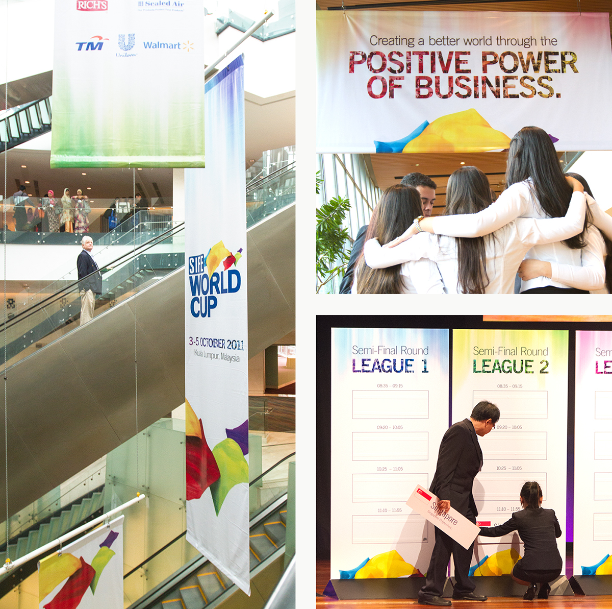 world cup SIFE enactus flags Event Exhibition  logo Collateral Global