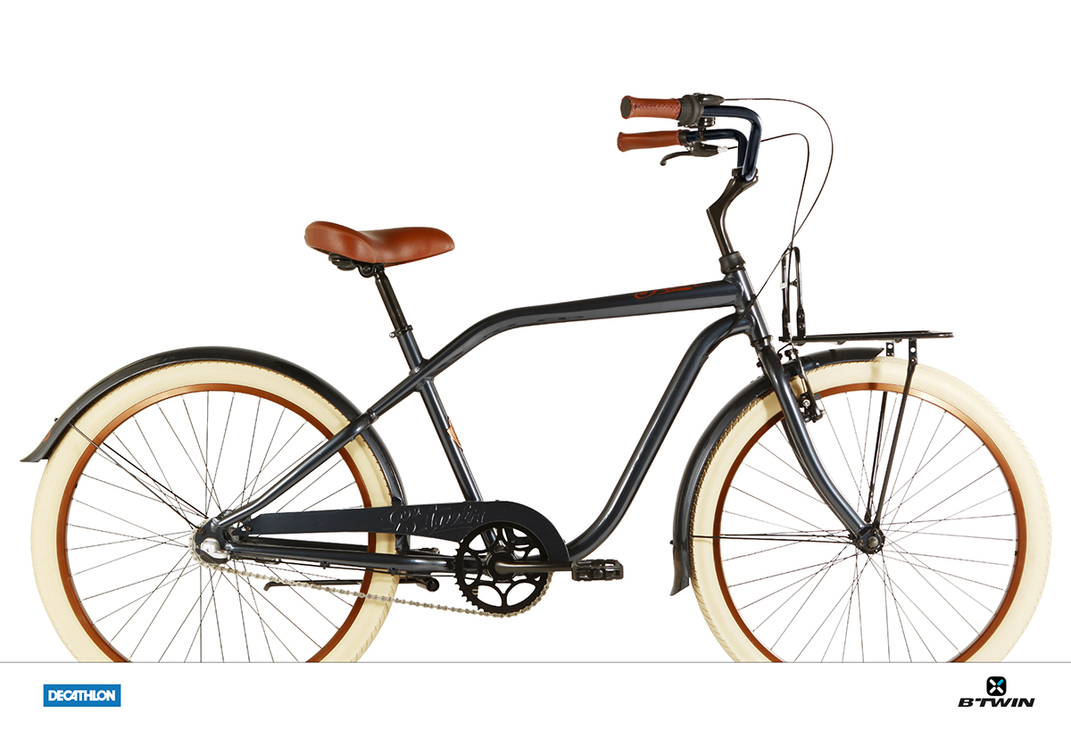 cruiser design industrial product Bike cycles Bicycle btwin bassetti
