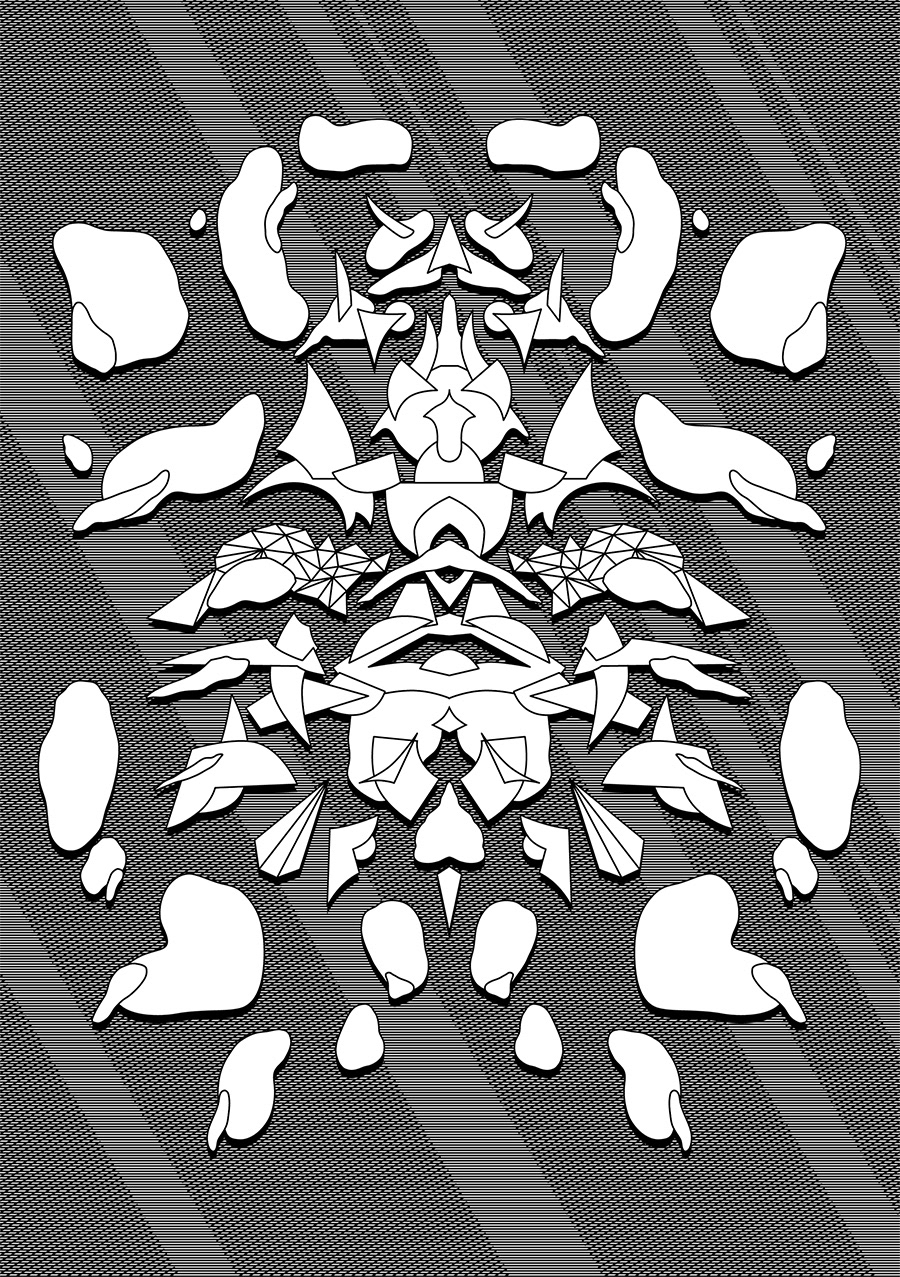 tolitt symmetry geometry geometric fractal mixed media abstract