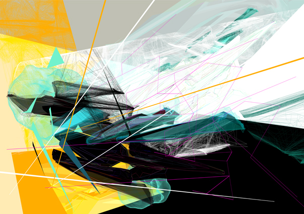 abstract Abstaction colours geometric 3D