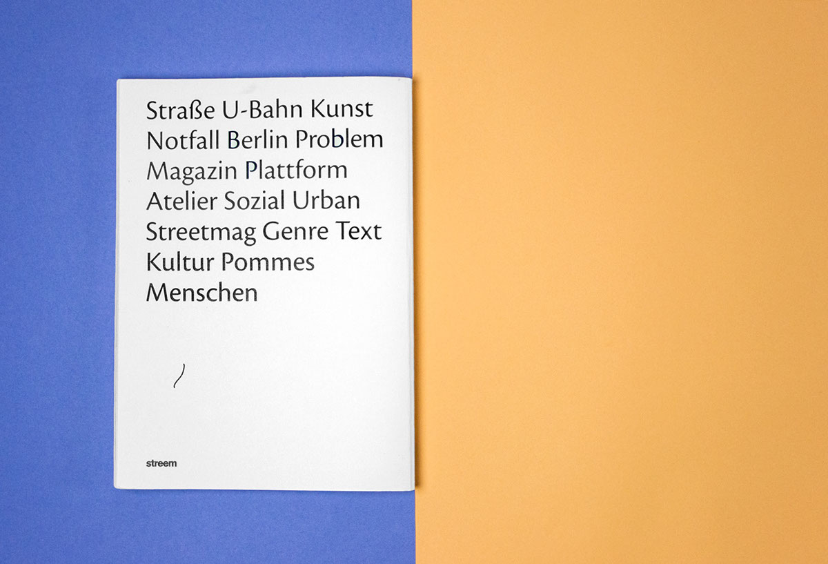 streem magazine streetmag berlin editorial book Anders Bakken