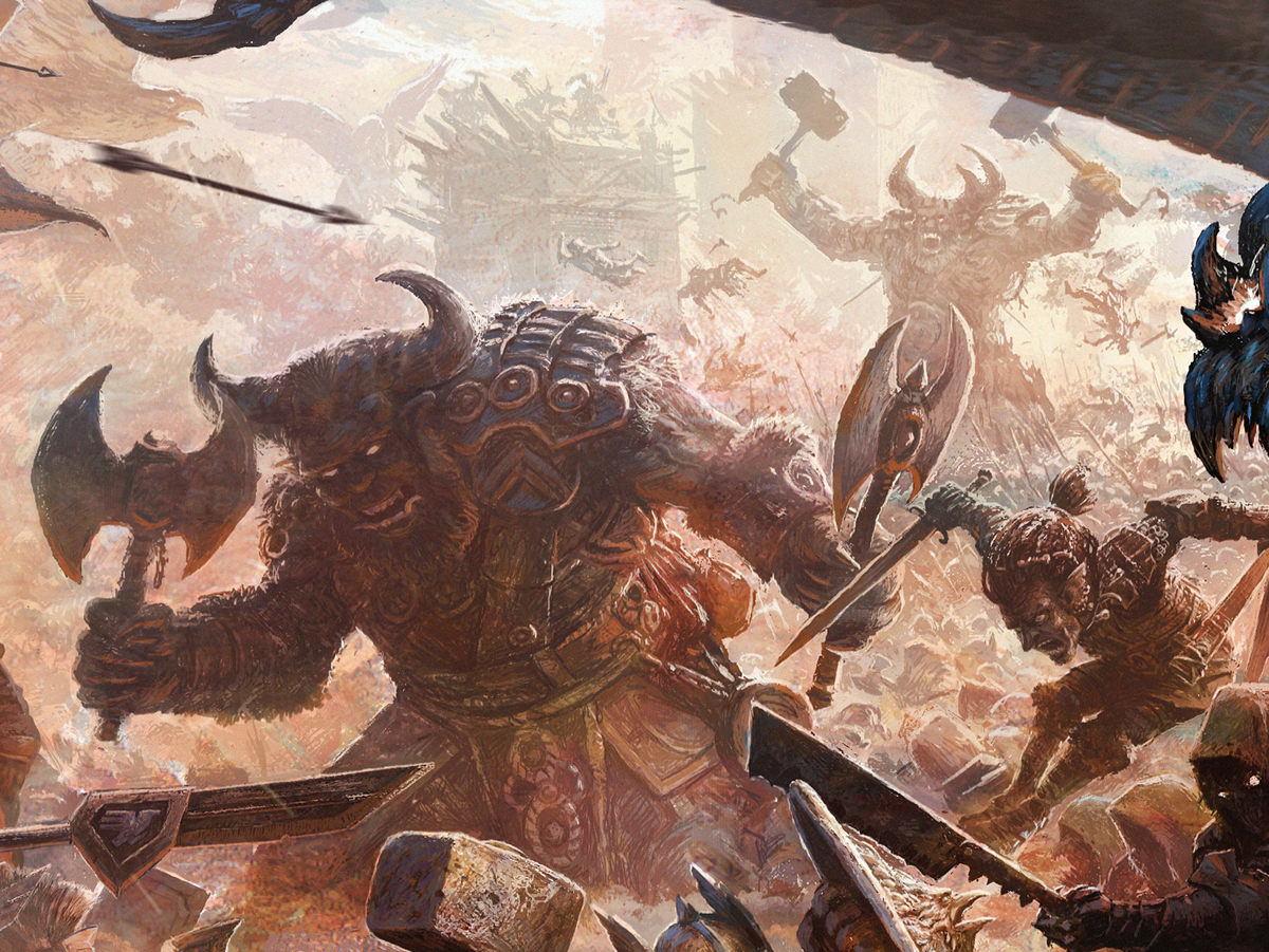 dragon fantasy battle epic action dwarves orcs Battle Scene 
