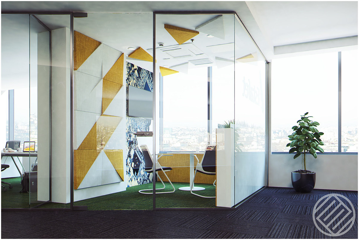 interior design  design visualisation Office Design