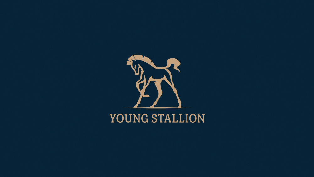 foal logo farm animal mersad comaga stallion horse