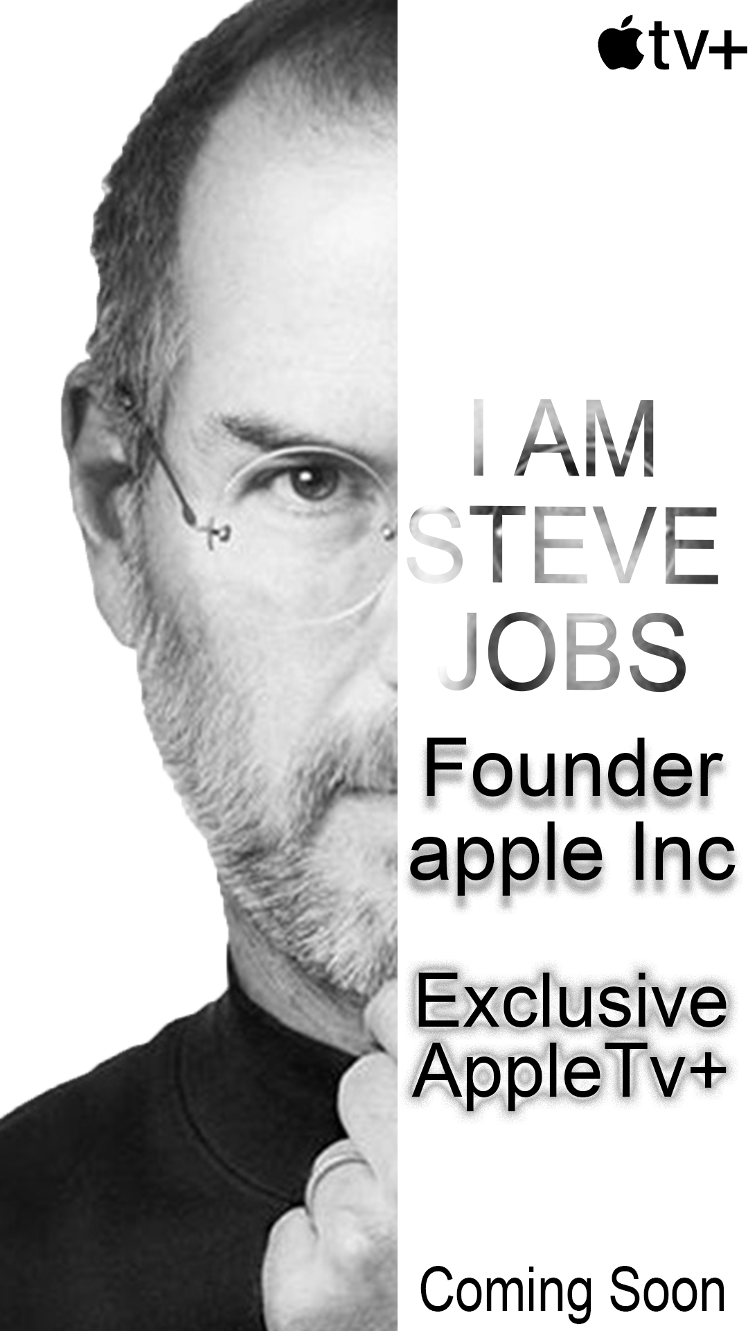 Digital Art  human face Steve Jobs