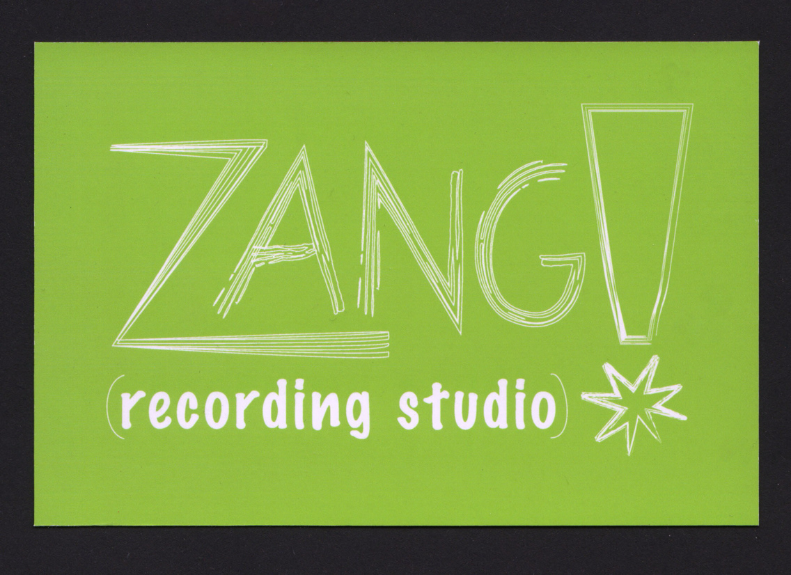 Zang Recording Studio Logo Design branding  Reel to Reel