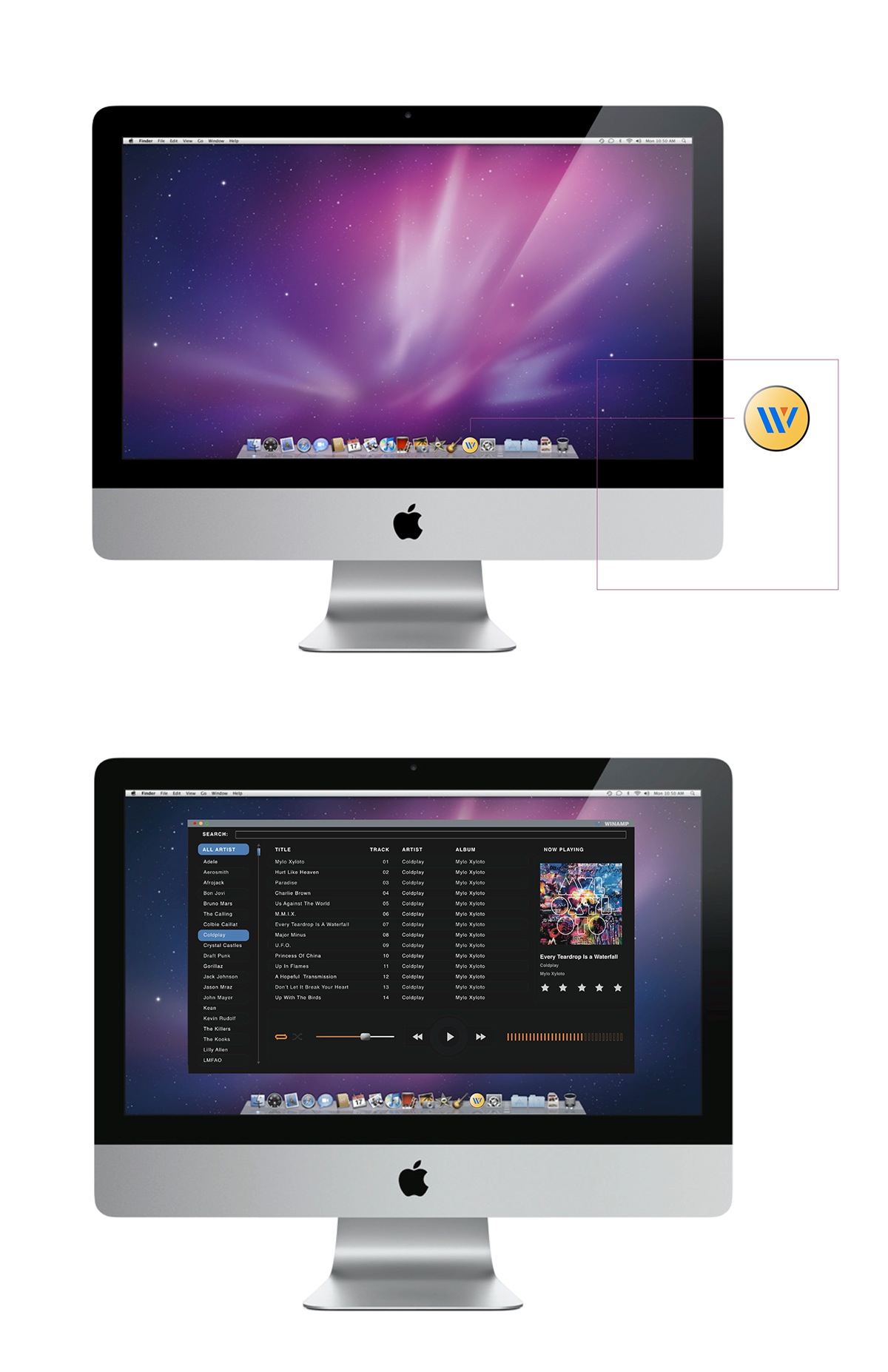 billboard iphone iPad application Website Music Player vibrant print Web identity Corporate Identity ux/ui design