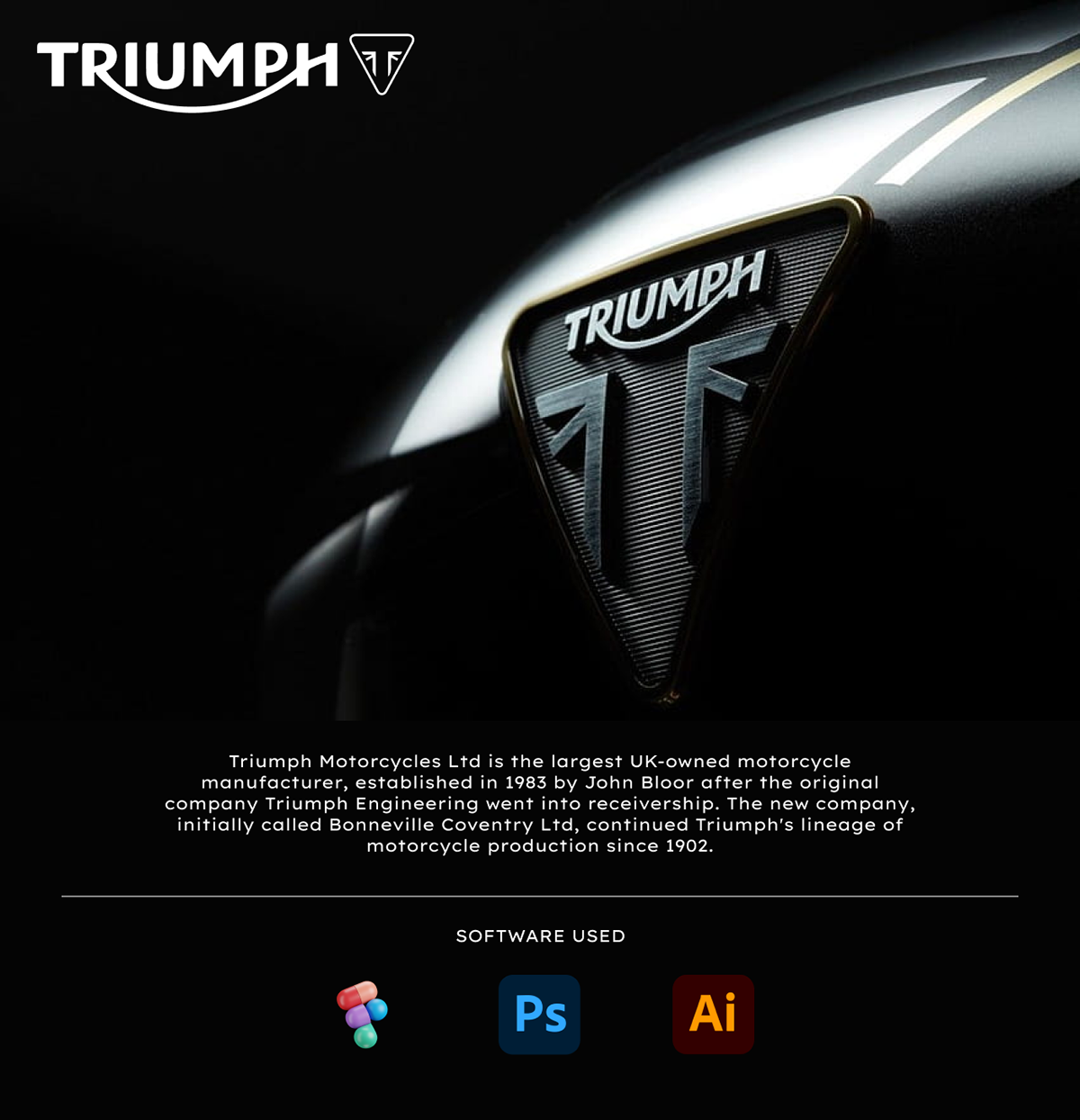 triumph motorcycle Triumph Motorcycles Website UI/UX ui design user interface Experience Web Design 
