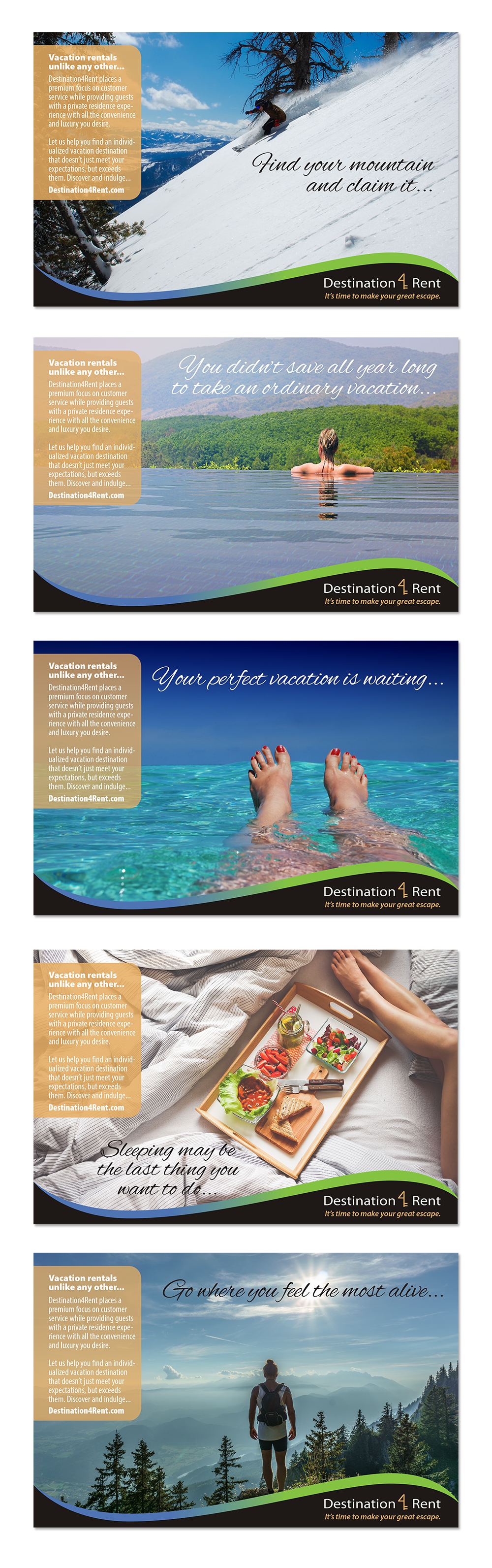 campaign copywriting  Creative Direction  hotels print ad Tourist Advertising