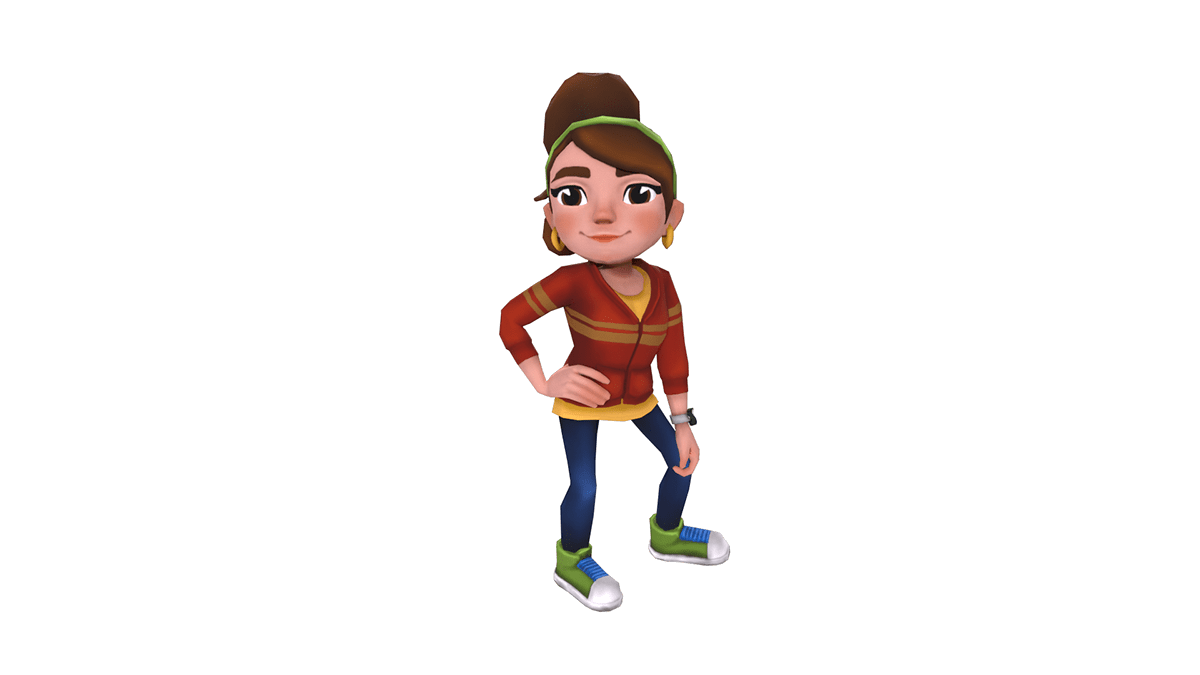 cartoon Character design  cute Fun game kids letters lowpoly mobile game modeling