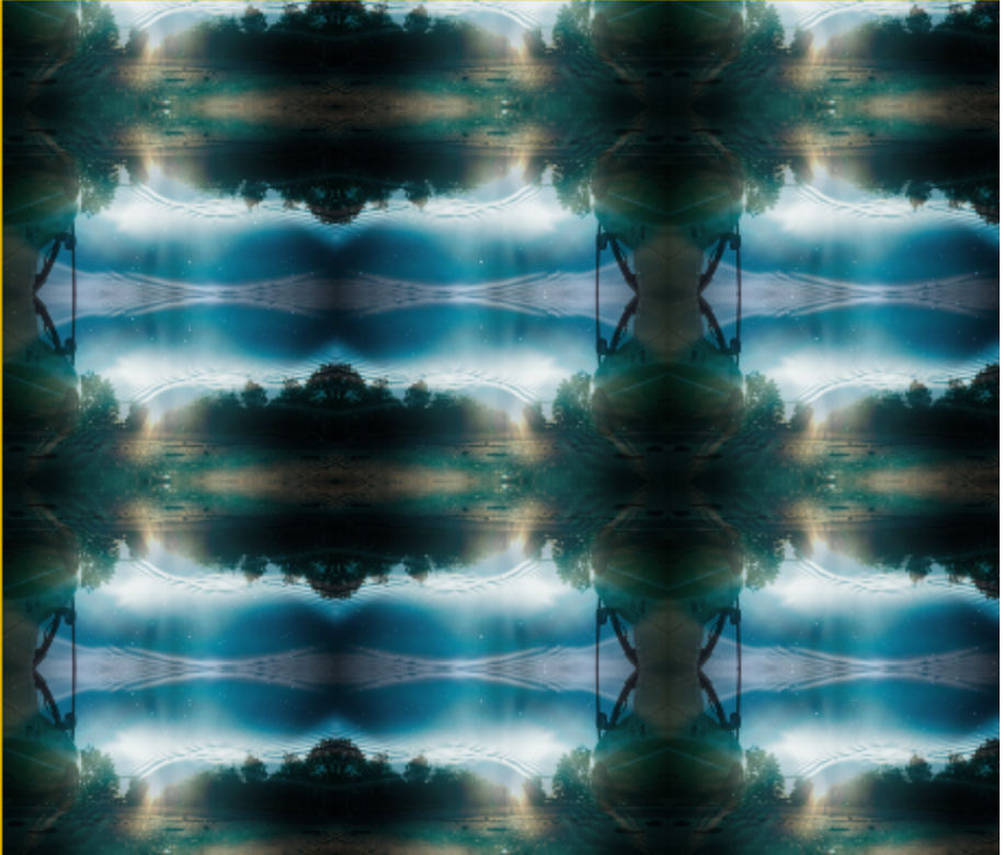 Nature fabric Editing  symmetry