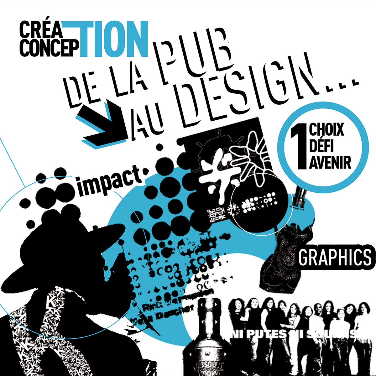Baudelaire graphics crime visual design vector typography design
