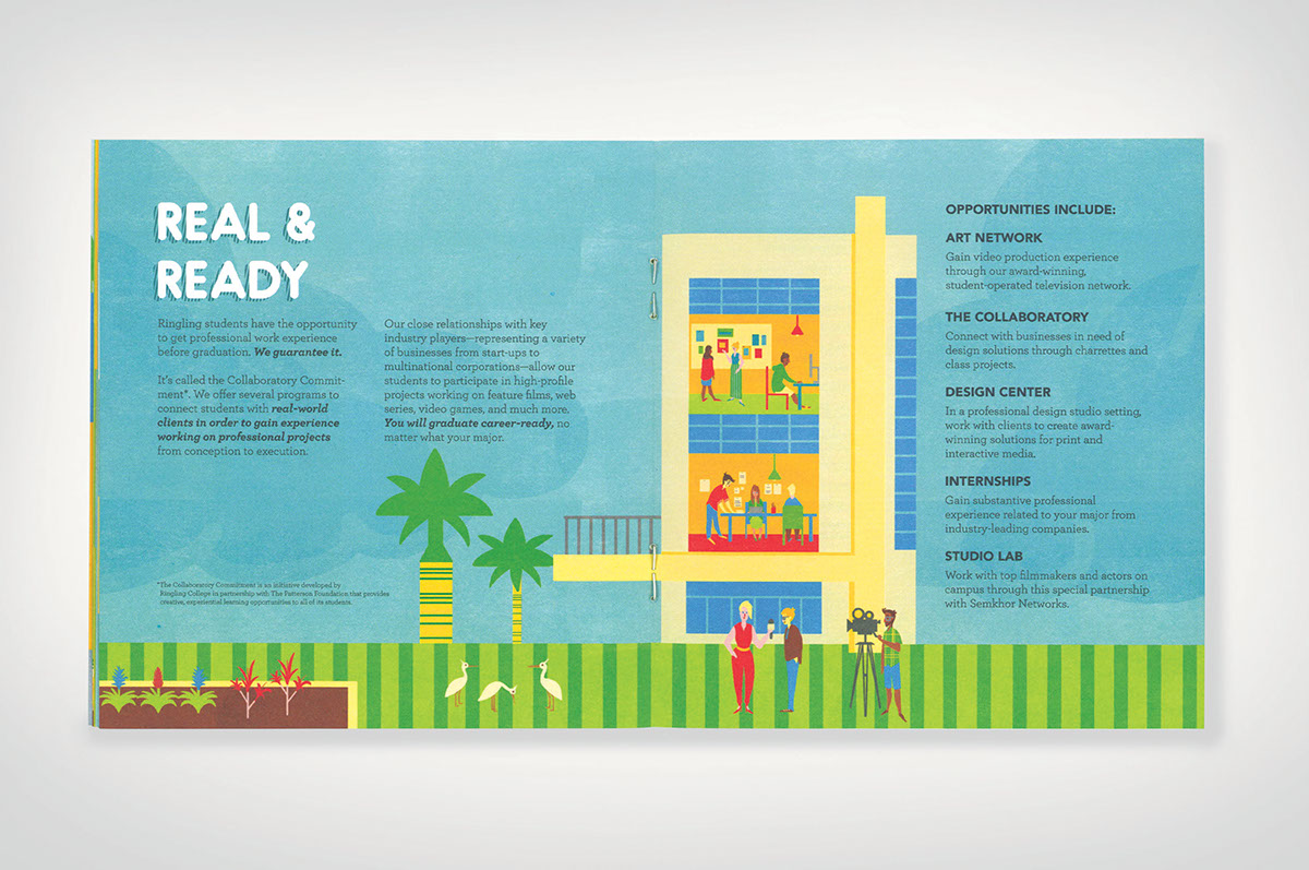 design typography   ILLUSTRATION  Layout ringling colorful ringling college