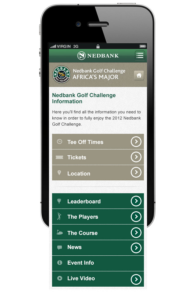 Nedbank mobile website mobi site