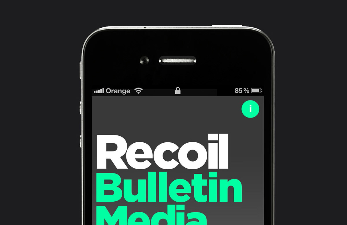 Recoil Recoil Selected iphone app app packaging design