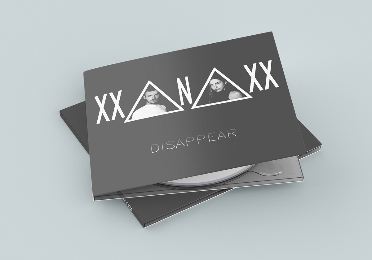 xxanaxx band cd cover Project identity music Mockup